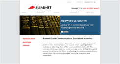 Desktop Screenshot of education.summitdata.com
