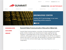 Tablet Screenshot of education.summitdata.com